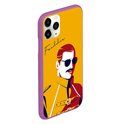 Чехол iPhone 11 Pro матовый QUEEN FREDDY, цвет: 3D-фиолетовый — фото 2