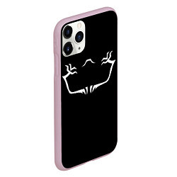 Чехол iPhone 11 Pro матовый Sukunas tattoo, цвет: 3D-розовый — фото 2