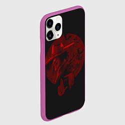 Чехол iPhone 11 Pro матовый Hellsing Хеллсинг, цвет: 3D-фиолетовый — фото 2