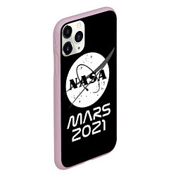 Чехол iPhone 11 Pro матовый NASA Perseverance, цвет: 3D-розовый — фото 2