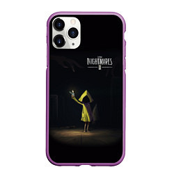 Чехол iPhone 11 Pro матовый Маленькие кошмары Шестая, цвет: 3D-фиолетовый