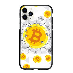 Чехол iPhone 11 Pro матовый БИТКОИН BITCOIN