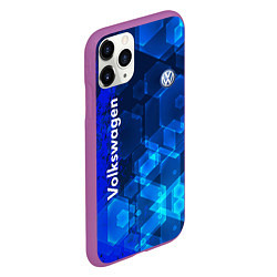 Чехол iPhone 11 Pro матовый Volkswagen, цвет: 3D-фиолетовый — фото 2