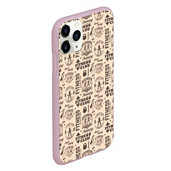 Чехол iPhone 11 Pro матовый Fitness, цвет: 3D-розовый — фото 2