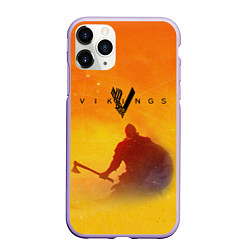 Чехол iPhone 11 Pro матовый Викинги Vikings Z, цвет: 3D-светло-сиреневый