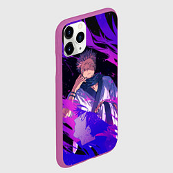 Чехол iPhone 11 Pro матовый Магическая битва, цвет: 3D-фиолетовый — фото 2