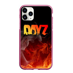 Чехол iPhone 11 Pro матовый DAYZ ДЕЙЗИ, цвет: 3D-малиновый