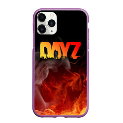 Чехол iPhone 11 Pro матовый DAYZ ДЕЙЗИ, цвет: 3D-фиолетовый