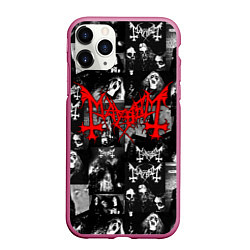 Чехол iPhone 11 Pro матовый MAYHEM, цвет: 3D-малиновый