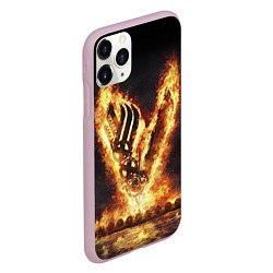 Чехол iPhone 11 Pro матовый ВИКИНГИ VIKINGS V, цвет: 3D-розовый — фото 2