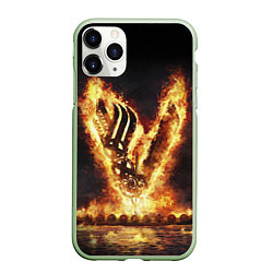 Чехол iPhone 11 Pro матовый ВИКИНГИ VIKINGS V