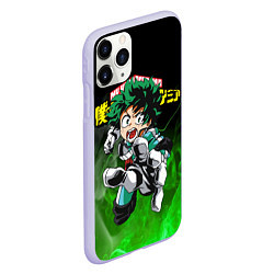 Чехол iPhone 11 Pro матовый MY HERO ACADEMIA MHA МОЯ ГЕРОЙСКАЯ АКАДЕМИЯ, цвет: 3D-светло-сиреневый — фото 2