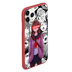 Чехол iPhone 11 Pro матовый SENPAI СЕНПАЙ, цвет: 3D-красный — фото 2