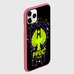 Чехол iPhone 11 Pro матовый Тихоокеанский рубеж, цвет: 3D-малиновый — фото 2