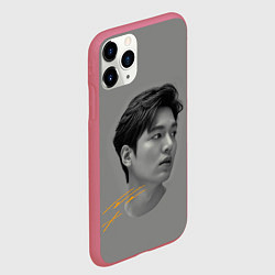 Чехол iPhone 11 Pro матовый Ли Мин Хо Lee Min Ho, цвет: 3D-малиновый — фото 2