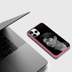 Чехол iPhone 11 Pro матовый Ли Мин Хо Lee Min Ho, цвет: 3D-малиновый — фото 2