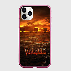 Чехол iPhone 11 Pro матовый Valheim Корабли