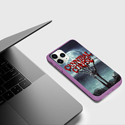 Чехол iPhone 11 Pro матовый CANNIBAL CORPSE, цвет: 3D-фиолетовый — фото 2