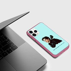 Чехол iPhone 11 Pro матовый Дневники вампира,, цвет: 3D-малиновый — фото 2