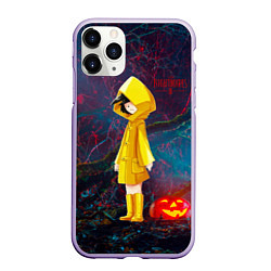 Чехол iPhone 11 Pro матовый Little Nightmares 2, цвет: 3D-светло-сиреневый