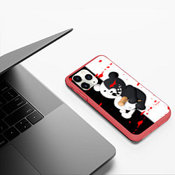 Чехол iPhone 11 Pro матовый MONOKUMA МОНОКУМА, цвет: 3D-красный — фото 2