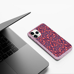 Чехол iPhone 11 Pro матовый Чупа-Чупс, цвет: 3D-розовый — фото 2