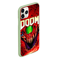 Чехол iPhone 11 Pro матовый DOOM Eternal, цвет: 3D-салатовый — фото 2