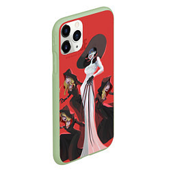 Чехол iPhone 11 Pro матовый VILLAGE resident evil, цвет: 3D-салатовый — фото 2