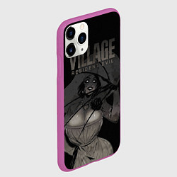 Чехол iPhone 11 Pro матовый VILLAGE resident evil, цвет: 3D-фиолетовый — фото 2