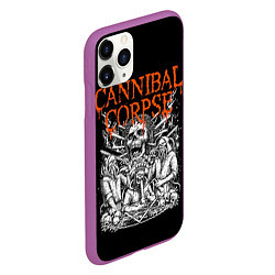 Чехол iPhone 11 Pro матовый Cannibal Corpse, цвет: 3D-фиолетовый — фото 2