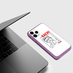 Чехол iPhone 11 Pro матовый Billy Herrington, цвет: 3D-фиолетовый — фото 2