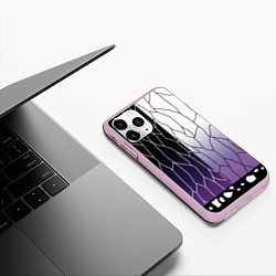 Чехол iPhone 11 Pro матовый ШИНОБУ КОЧО SHINOBU KOCHO, цвет: 3D-розовый — фото 2