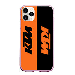 Чехол iPhone 11 Pro матовый KTM КТМ Z, цвет: 3D-розовый