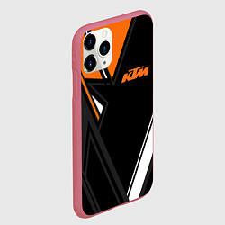 Чехол iPhone 11 Pro матовый KTM КТМ, цвет: 3D-малиновый — фото 2