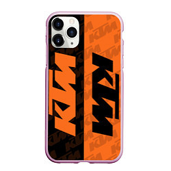Чехол iPhone 11 Pro матовый KTM КТМ Z, цвет: 3D-розовый