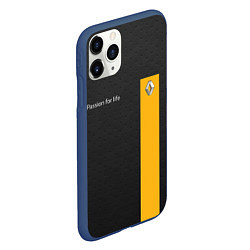 Чехол iPhone 11 Pro матовый Renault, цвет: 3D-тёмно-синий — фото 2