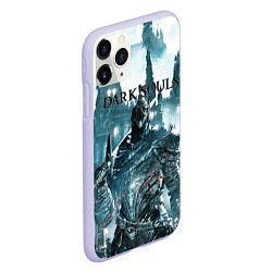 Чехол iPhone 11 Pro матовый Dark Souls, цвет: 3D-светло-сиреневый — фото 2