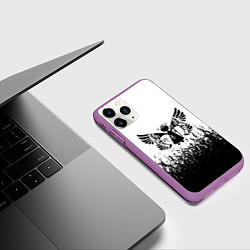 Чехол iPhone 11 Pro матовый Placebo, цвет: 3D-фиолетовый — фото 2