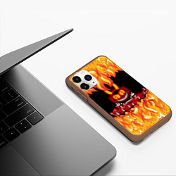 Чехол iPhone 11 Pro матовый CUPHEAD DEVIL, цвет: 3D-коричневый — фото 2