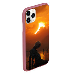 Чехол iPhone 11 Pro матовый BERSERK БЕРСЕРК, цвет: 3D-малиновый — фото 2