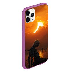 Чехол iPhone 11 Pro матовый BERSERK БЕРСЕРК, цвет: 3D-фиолетовый — фото 2