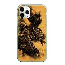 Чехол iPhone 11 Pro матовый BERSERK БЕРСЕРК, цвет: 3D-салатовый