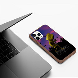 Чехол iPhone 11 Pro матовый Little Nightmares 2, цвет: 3D-коричневый — фото 2