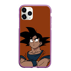 Чехол iPhone 11 Pro матовый DRAGON BALL ДРАГОН БОЛЛ, цвет: 3D-фиолетовый