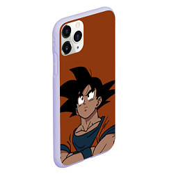 Чехол iPhone 11 Pro матовый DRAGON BALL ДРАГОН БОЛЛ, цвет: 3D-светло-сиреневый — фото 2