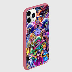 Чехол iPhone 11 Pro матовый ONE PIECE ВАН ПИС ПЕРСОНАЖИ, цвет: 3D-малиновый — фото 2