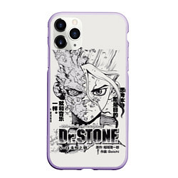 Чехол iPhone 11 Pro матовый Dr Stone Senkuu, цвет: 3D-светло-сиреневый