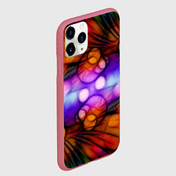 Чехол iPhone 11 Pro матовый Яркое преображение, цвет: 3D-малиновый — фото 2
