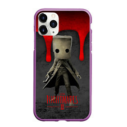 Чехол iPhone 11 Pro матовый Little Nightmares 2 кровь, цвет: 3D-фиолетовый