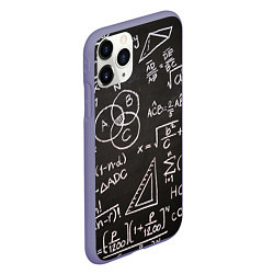 Чехол iPhone 11 Pro матовый Математические уравнения, цвет: 3D-серый — фото 2